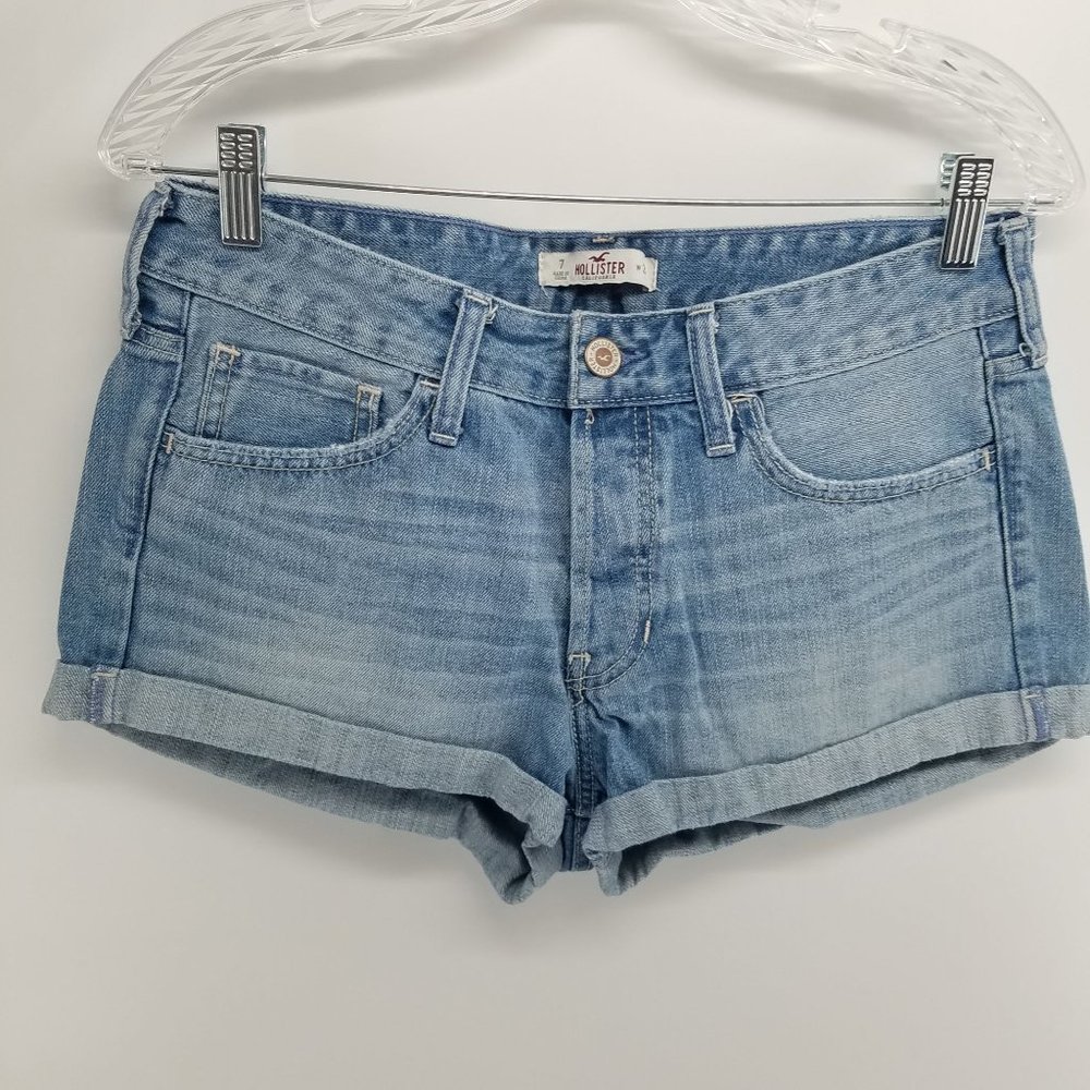 Hollister denim jean shorts size 7